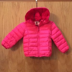 GAP Kids Pink Puffer Jacket